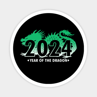 New Year 2024 Year Of The Dragon Cool New Year Magnet